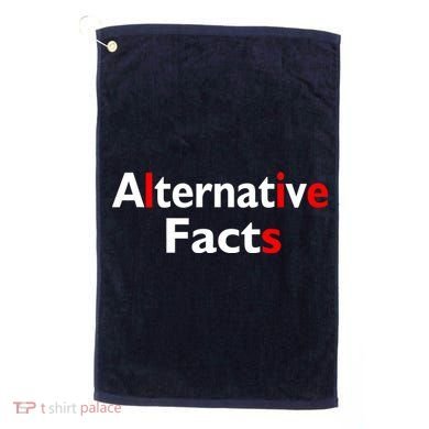 Alternative Facts Lies Golf Towel