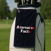 Alternative Facts Lies Golf Towel thumb 2