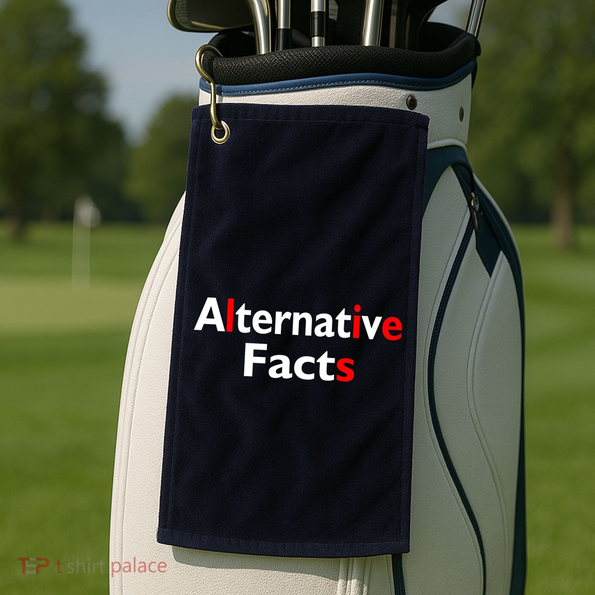 Alternative Facts Lies Golf Towel