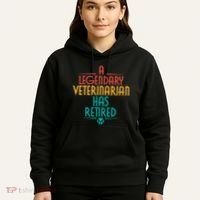 A Legendary Veterinarian Has Retired Retirement Veterinary Hoodie thumb 5