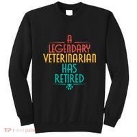 A Legendary Veterinarian Has Retired Retirement Veterinary Sweatshirt thumb 0