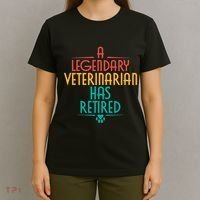 A Legendary Veterinarian Has Retired Retirement Veterinary T-Shirt thumb 4