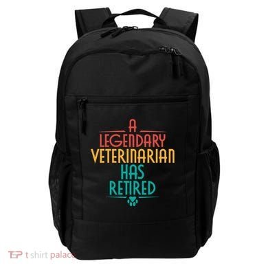 A Legendary Veterinarian Has Retired Retirement Veterinary Backpack