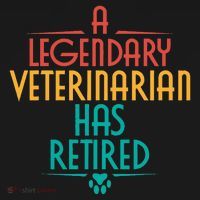A Legendary Veterinarian Has Retired Retirement Veterinary Women's Hoodie thumb 2