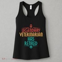 A Legendary Veterinarian Has Retired Retirement Veterinary Women's Tank Top thumb 3