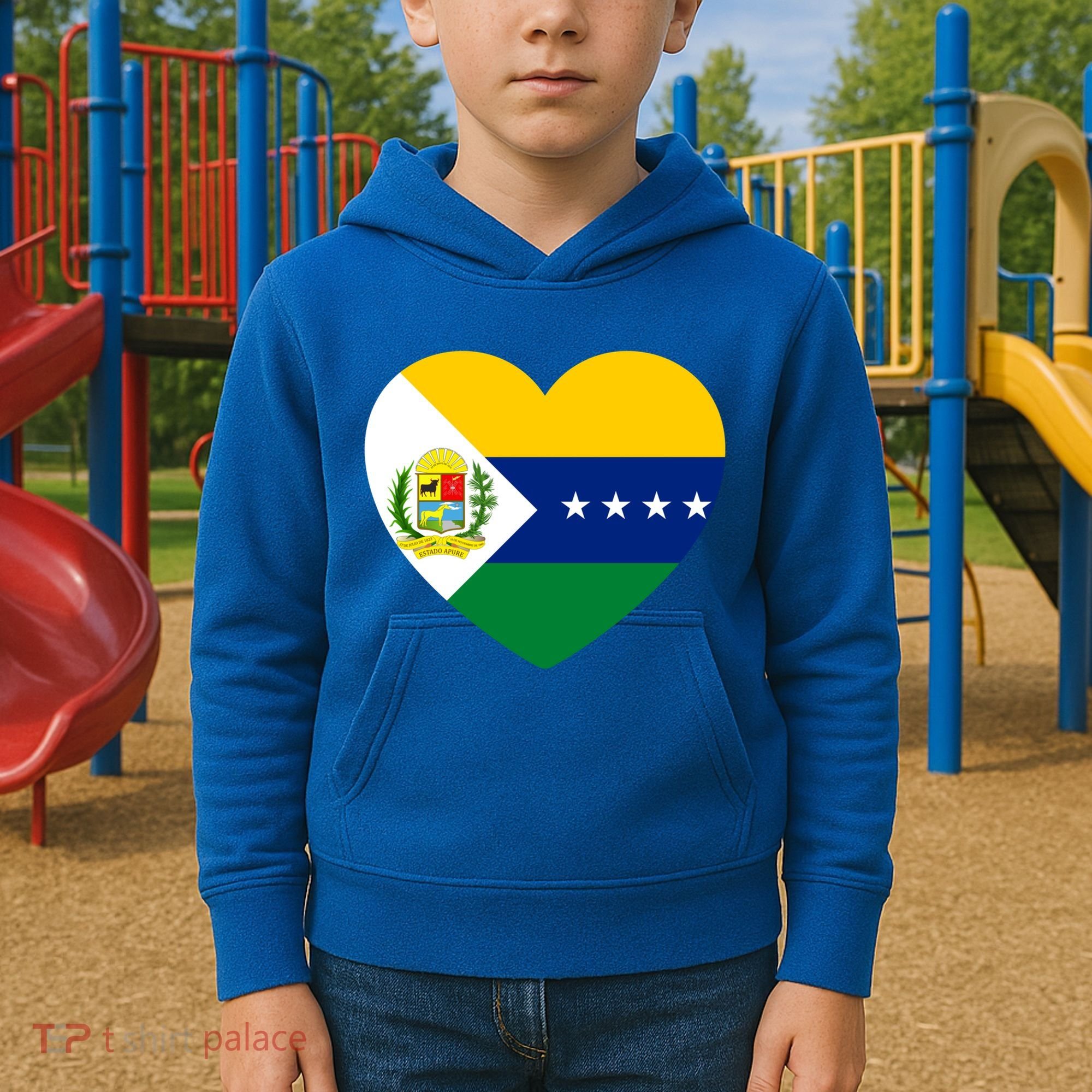Apure Love Venezuela Gift Kids Hoodie