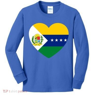 Apure Love Venezuela Gift Kids Long Sleeve Shirt