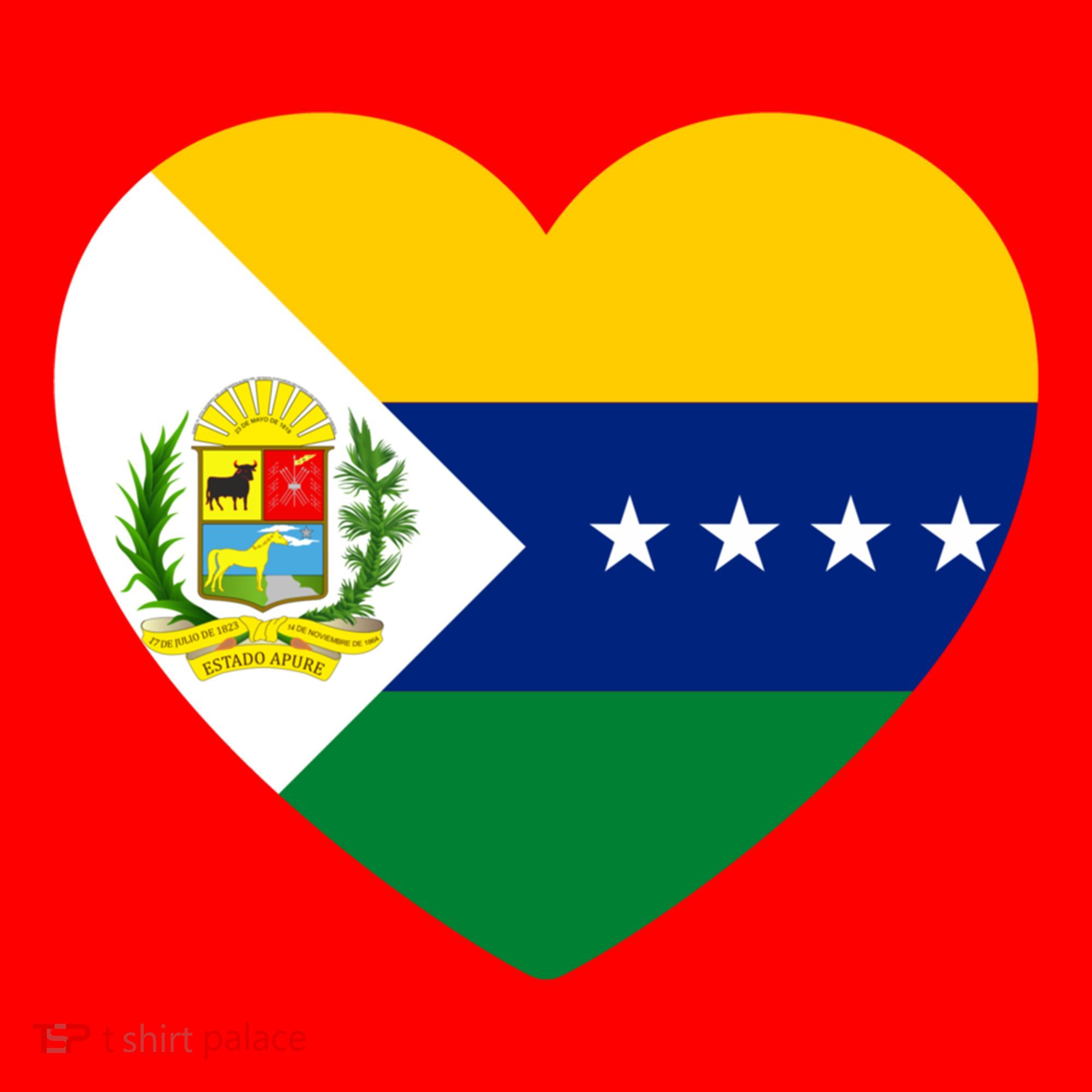 Apure Love Venezuela Gift Santa Hat