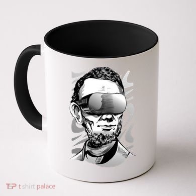 Abraham Lincoln Virtual Reality Glasses Coffee Mug