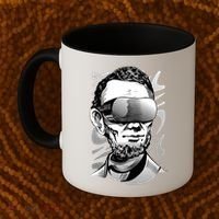 Abraham Lincoln Virtual Reality Glasses Coffee Mug thumb 2