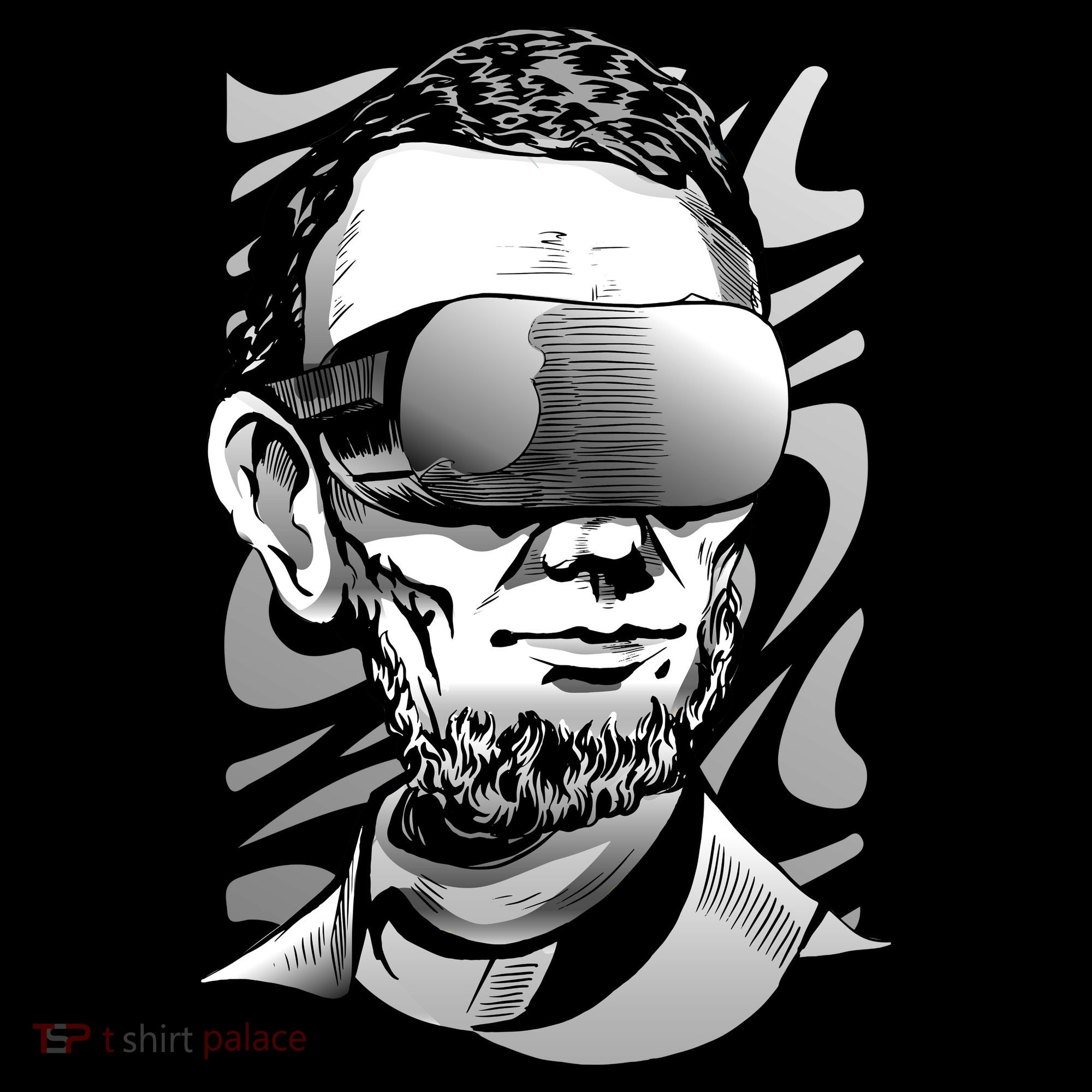 Abraham Lincoln Virtual Reality Glasses Coffee Mug