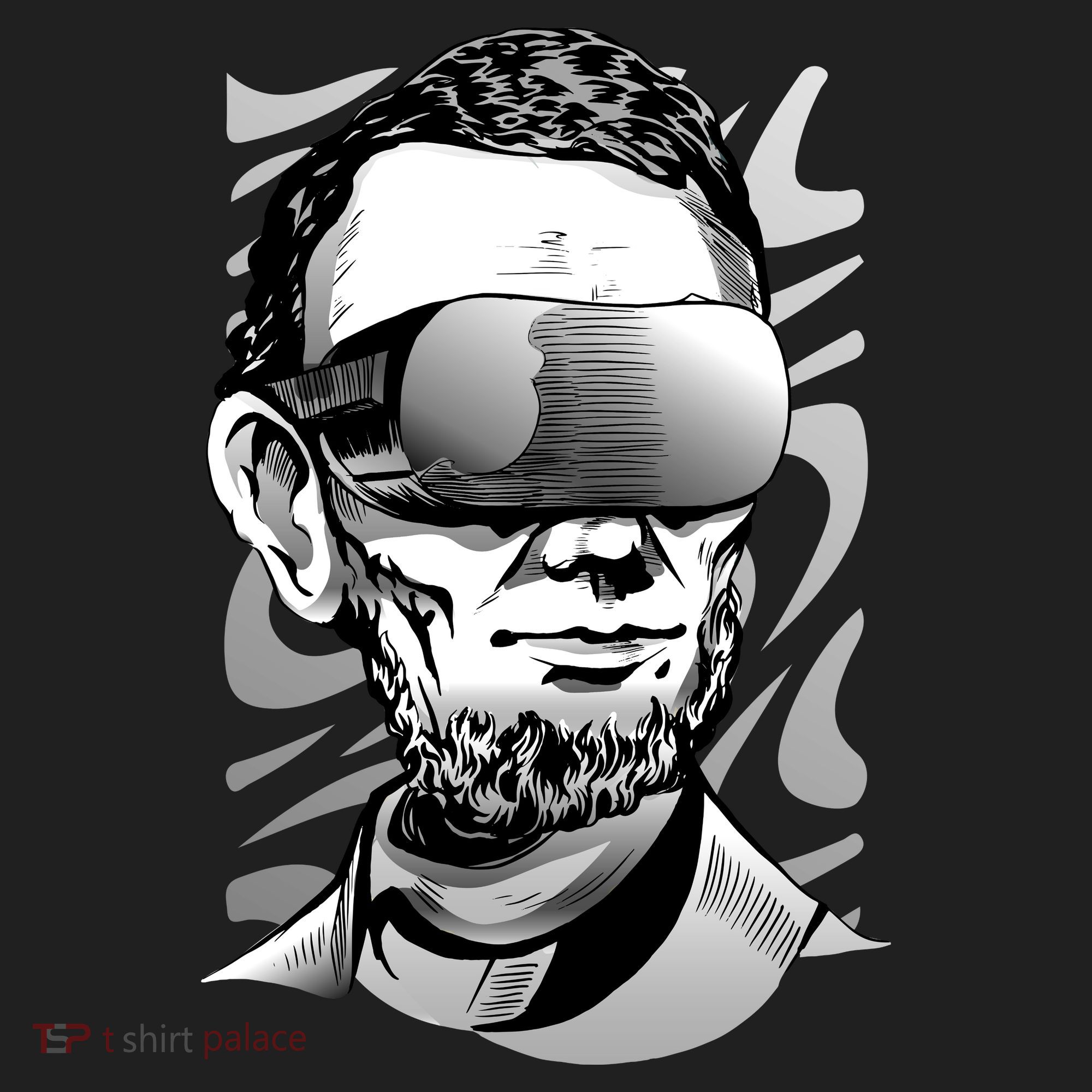 Abraham Lincoln Virtual Reality Glasses Beanie