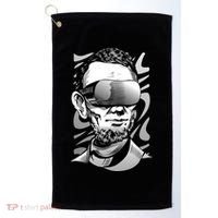 Abraham Lincoln Virtual Reality Glasses Golf Towel thumb 0