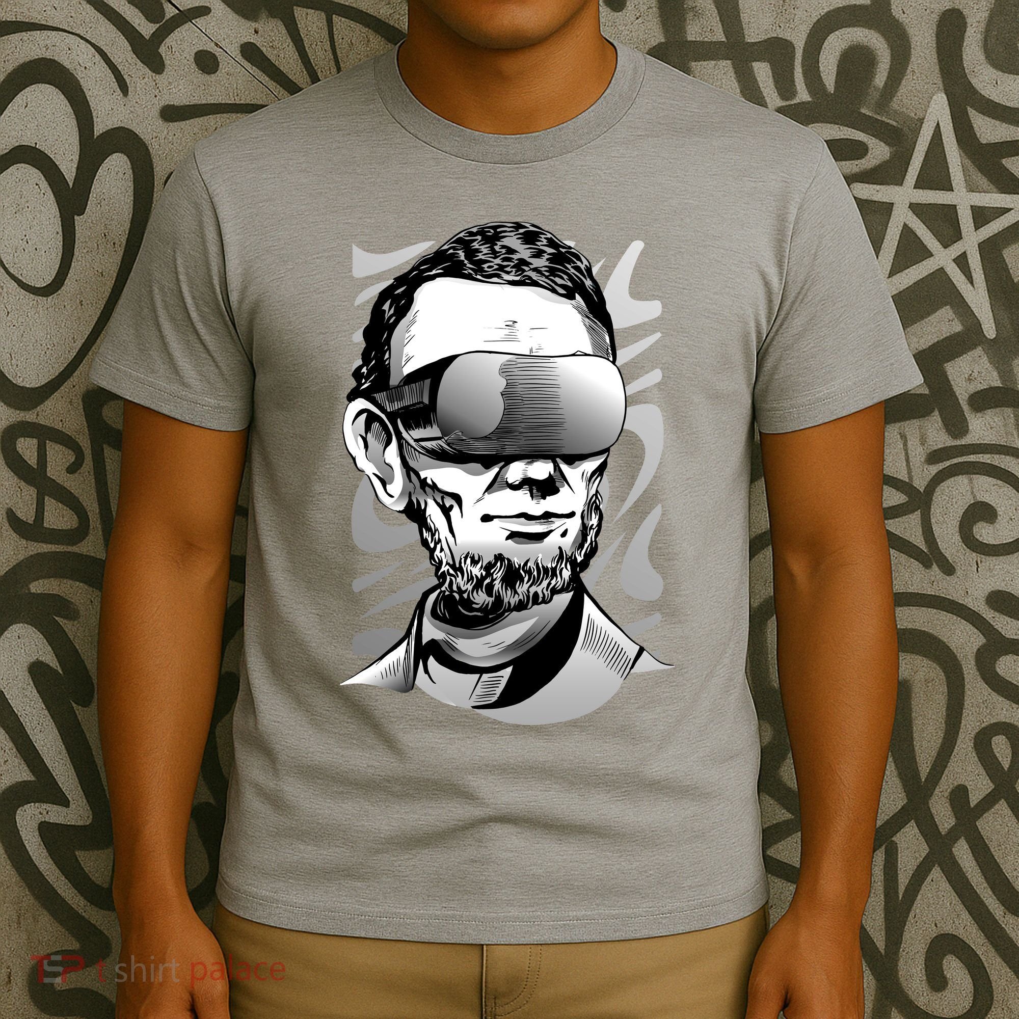 Abraham Lincoln Virtual Reality Glasses T-Shirt
