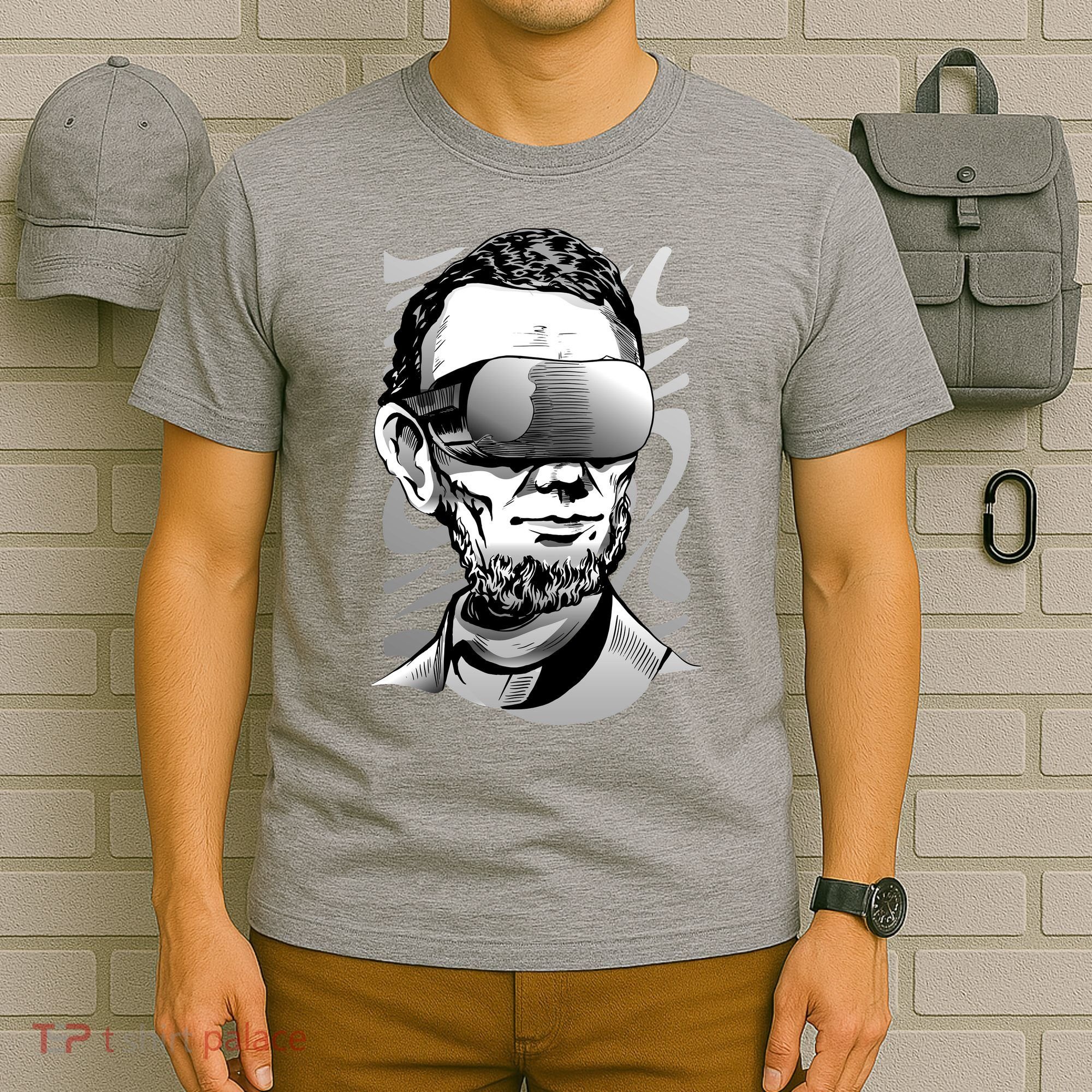 Abraham Lincoln Virtual Reality Glasses T-Shirt