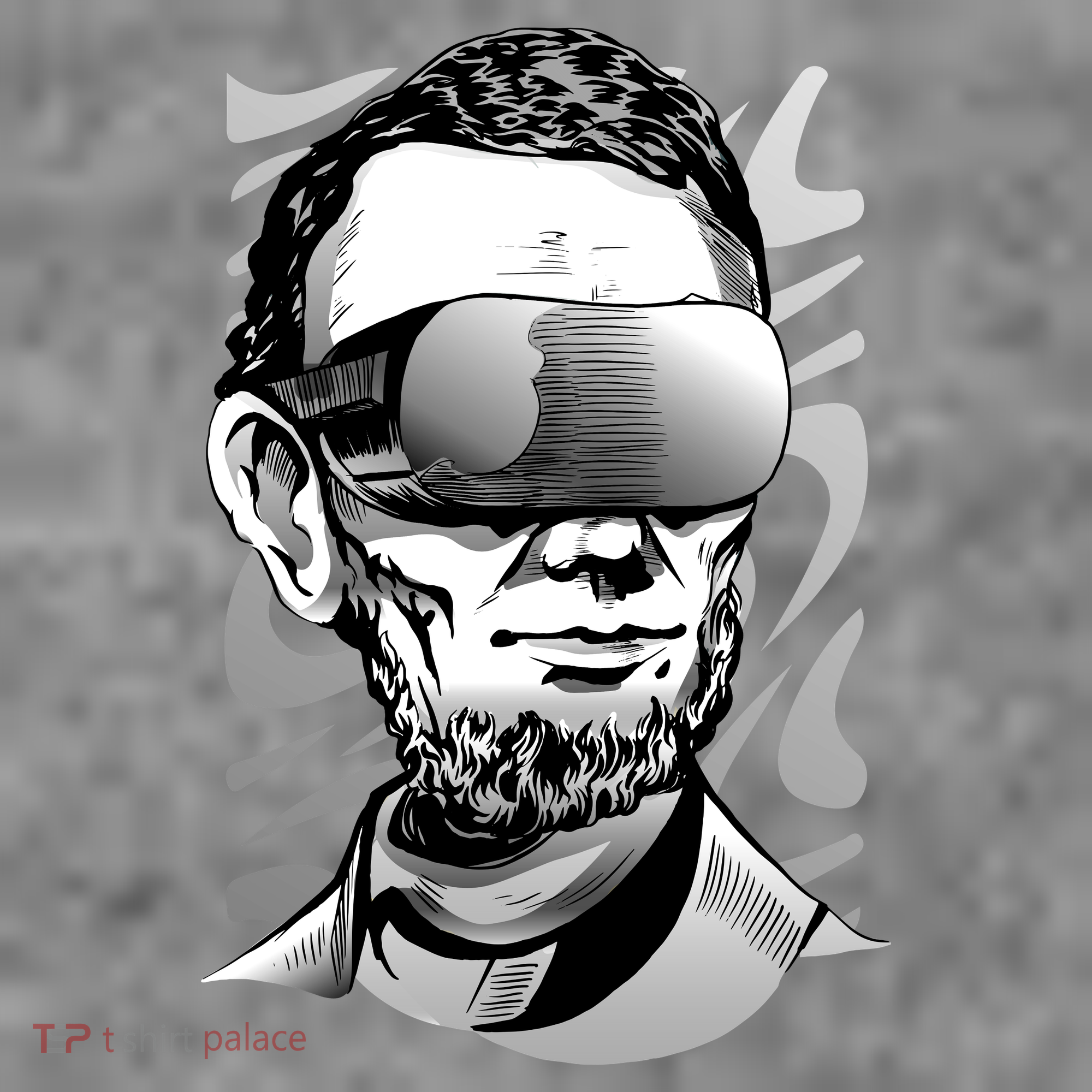 Abraham Lincoln Virtual Reality Glasses Toddler T-Shirt