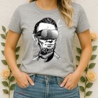 Abraham Lincoln Virtual Reality Glasses Women's T-Shirt thumb 2