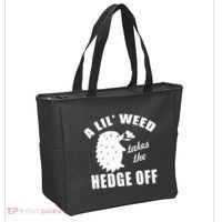A Lil' Weed Takes The Hedge Off Tote Bag thumb 2
