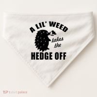 A Lil' Weed Takes The Hedge Off USA-Made Doggie Bandana thumb 0
