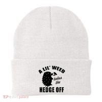 A Lil' Weed Takes The Hedge Off Beanie thumb 0