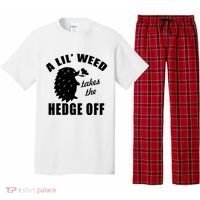 A Lil' Weed Takes The Hedge Off Pajama Set thumb 0