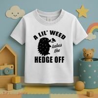 A Lil' Weed Takes The Hedge Off Toddler T-Shirt thumb 3