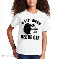 A Lil' Weed Takes The Hedge Off Kids T-Shirt thumb 2