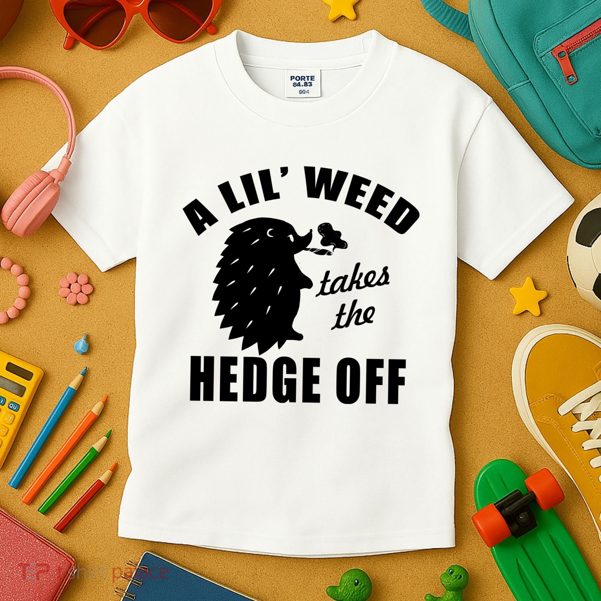 A Lil' Weed Takes The Hedge Off Kids T-Shirt