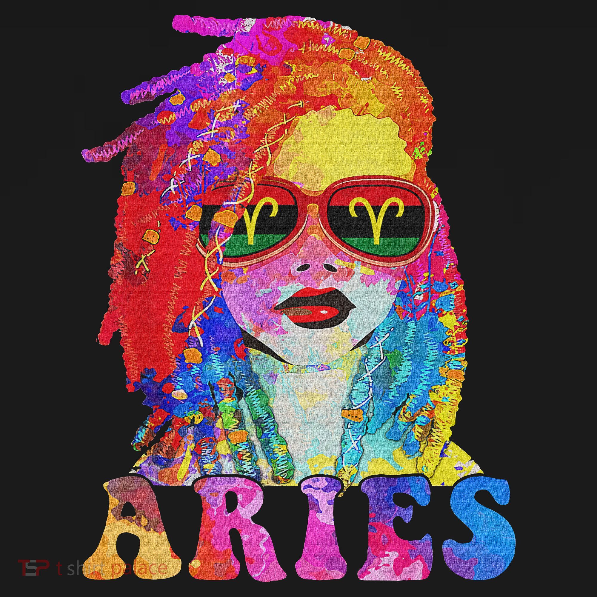 Aries Loc'd Woman Black Queen Art Zodiac Birthday Women's Tank Top