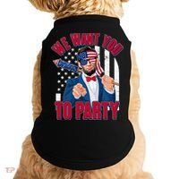 Abraham Lincoln We Want You To Party Doggie Tank thumb 0