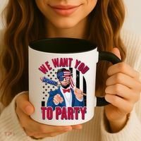 Abraham Lincoln We Want You To Party Coffee Mug thumb 3