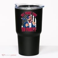 Abraham Lincoln We Want You To Party Tumbler thumb 0