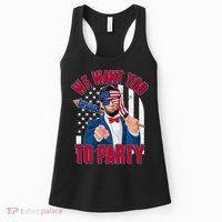 Abraham Lincoln We Want You To Party Women's Tank Top thumb 0
