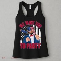 Abraham Lincoln We Want You To Party Women's Tank Top thumb 3