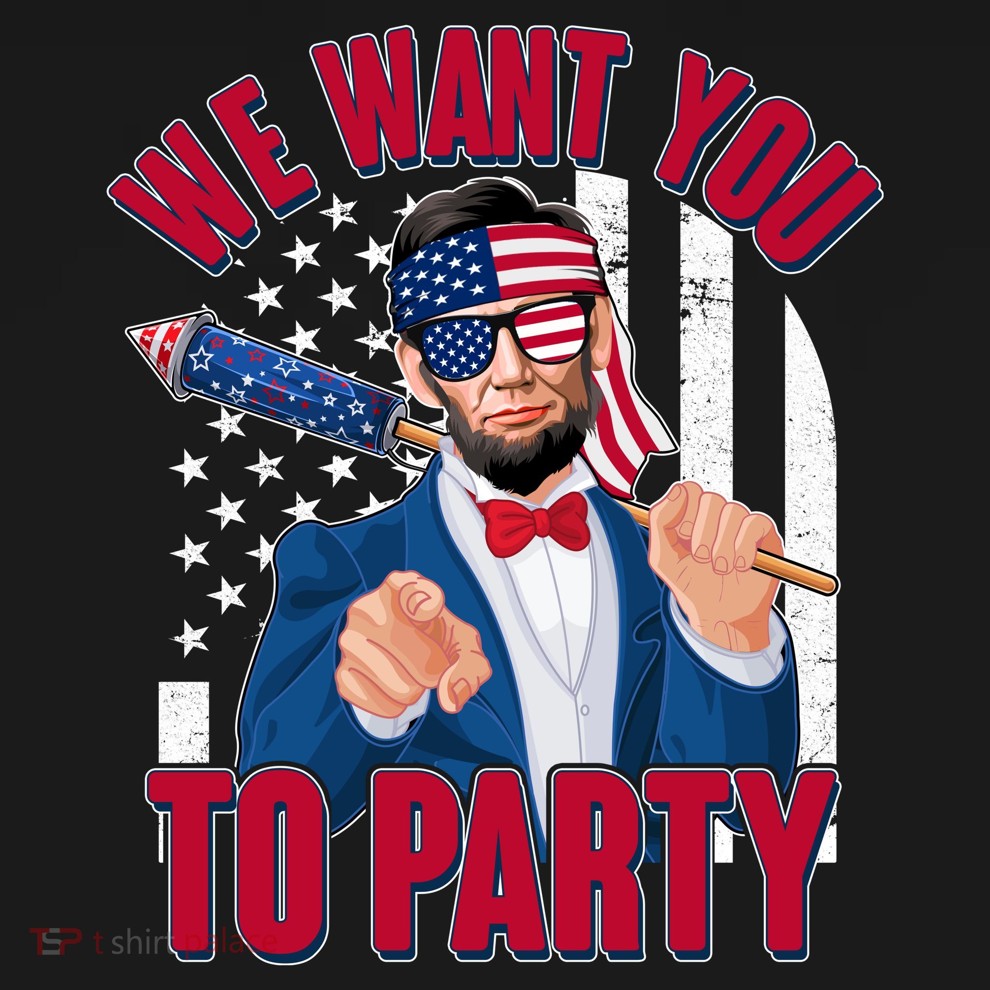 Abraham Lincoln We Want You To Party Women's Tank Top