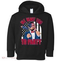Abraham Lincoln We Want You To Party Toddler Hoodie thumb 0