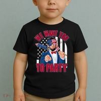 Abraham Lincoln We Want You To Party Toddler T-Shirt thumb 2