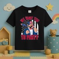 Abraham Lincoln We Want You To Party Toddler T-Shirt thumb 3