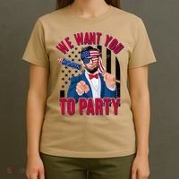 Abraham Lincoln We Want You To Party T-Shirt thumb 4