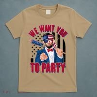 Abraham Lincoln We Want You To Party T-Shirt thumb 5