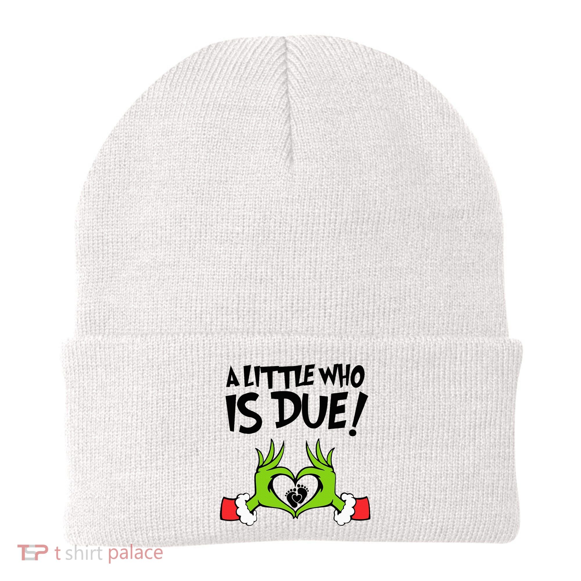A Little Who Is Due Christmas Pregnancy Beanie