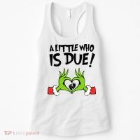 A Little Who Is Due Christmas Pregnancy Women's Tank Top thumb 0