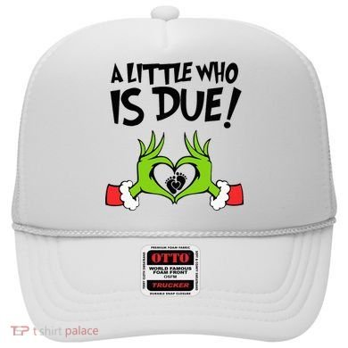 A Little Who Is Due Christmas Pregnancy Hat