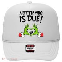 A Little Who Is Due Christmas Pregnancy Hat thumb 0