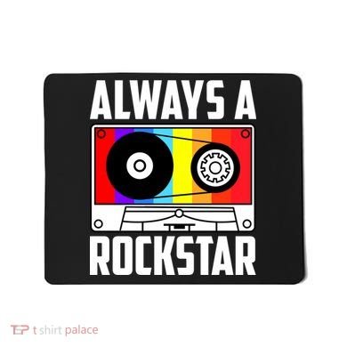 Always A Rockstar Vintage Casette Mousepad