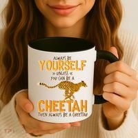 Always Be A Cheetah Coffee Mug thumb 3