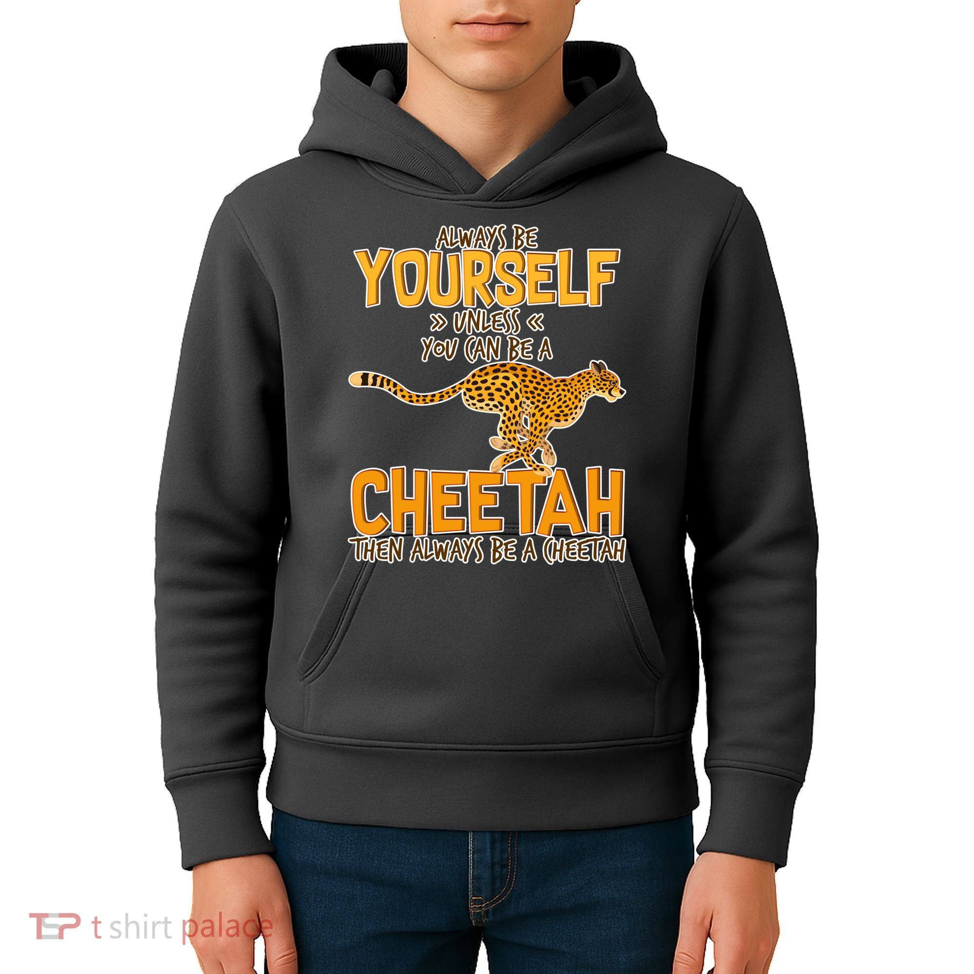Always Be A Cheetah Kids Hoodie