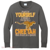 Always Be A Cheetah Kids Long Sleeve Shirt thumb 0