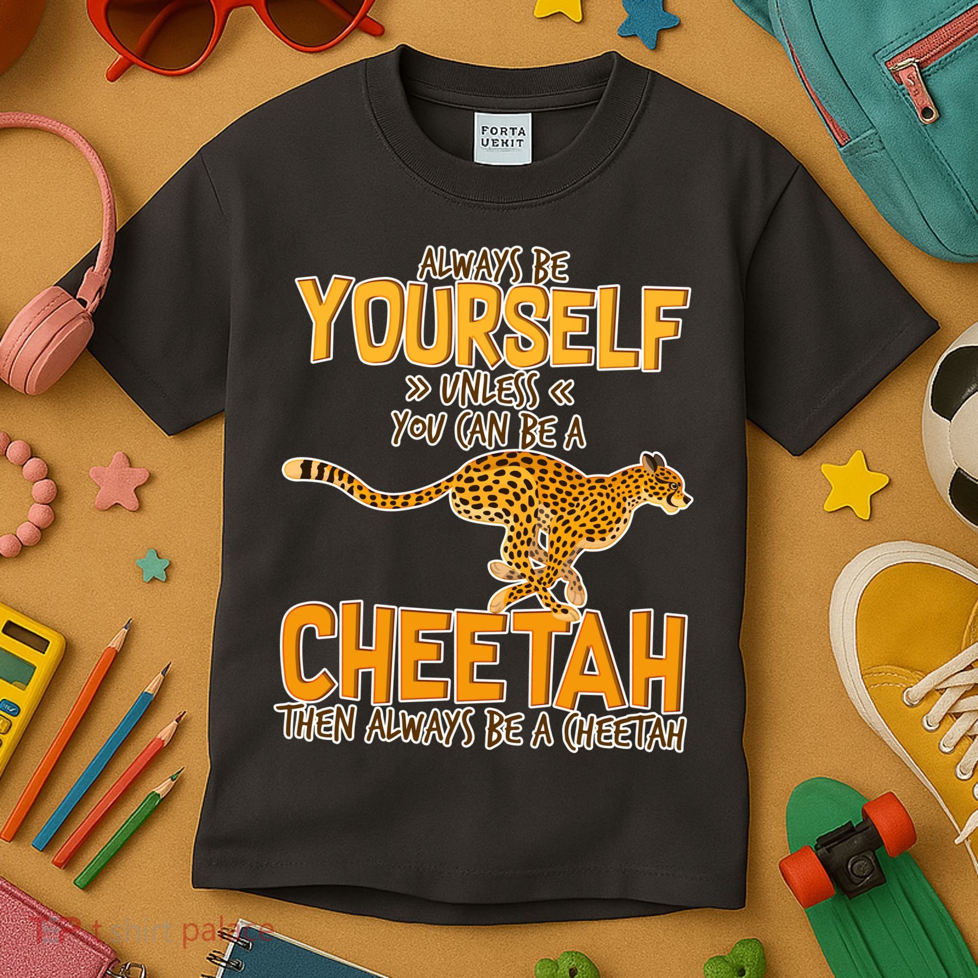 Always Be A Cheetah Kids T-Shirt