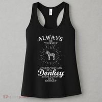 Always Be A Donkey Women's Tank Top thumb 3
